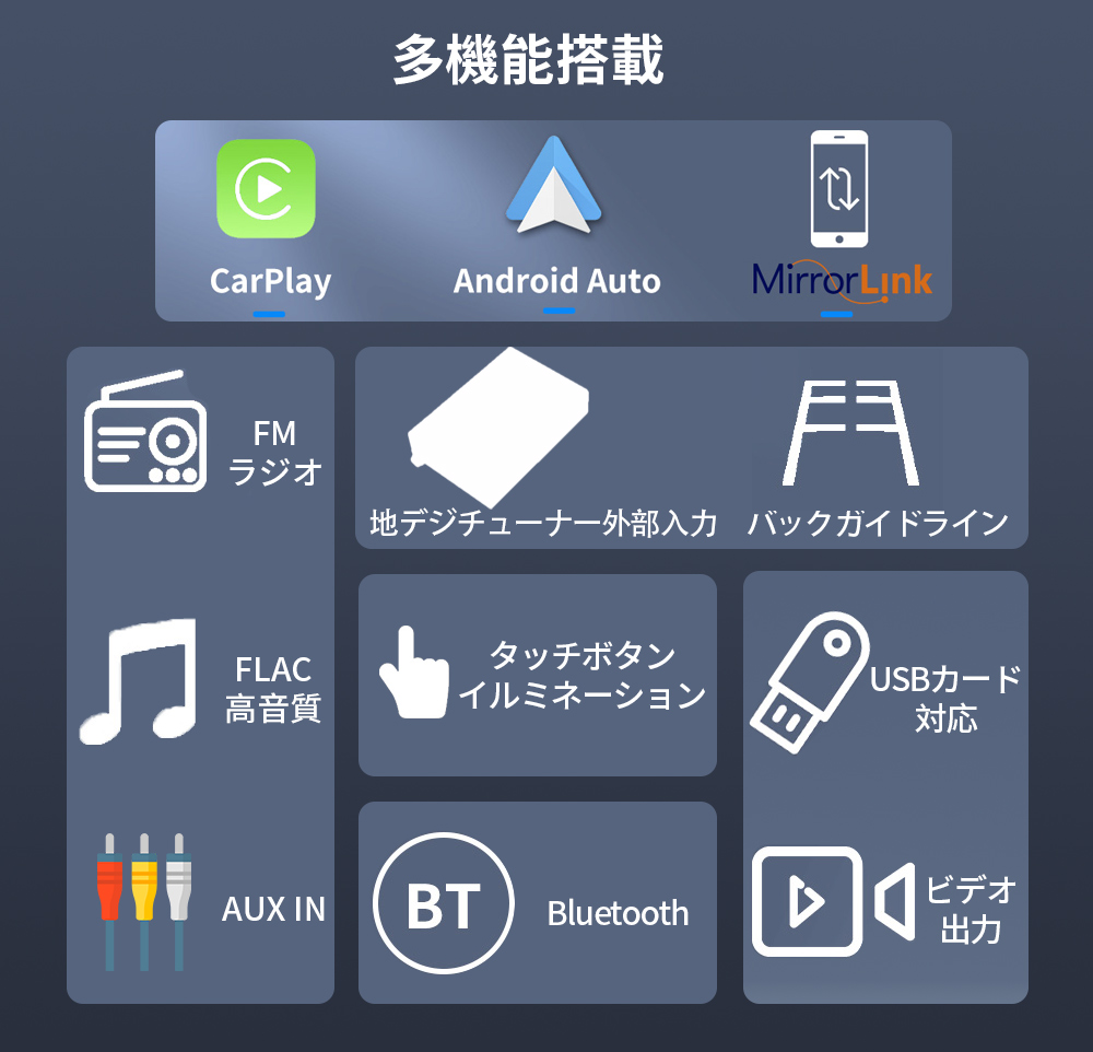 一体式カーオーディオ PC-N09L2 – Pirara